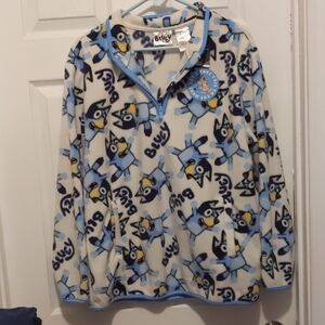 Bluey Women's Fleece Sweatshirt  Size XL